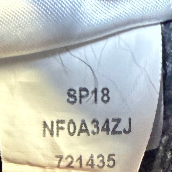 The North Face Logo Stripe Hoodie Women’s Large Charcoal Gray GUC - Picture 7 of 10